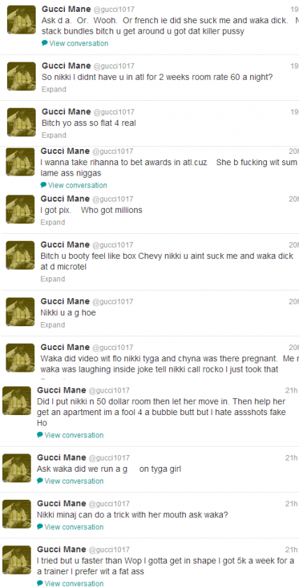 Gucci Mane rants