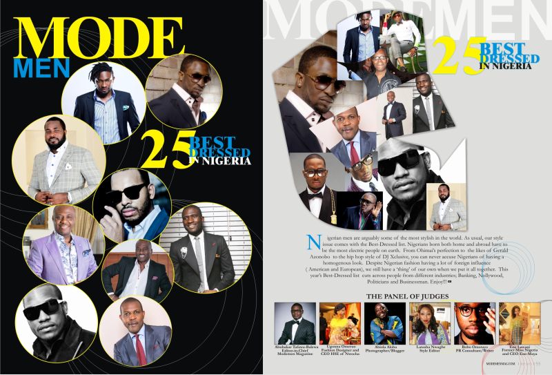 MODE Men Magazine 2013 Top 25 best dressed list