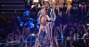 Miley Cyrus and Robin Thicke