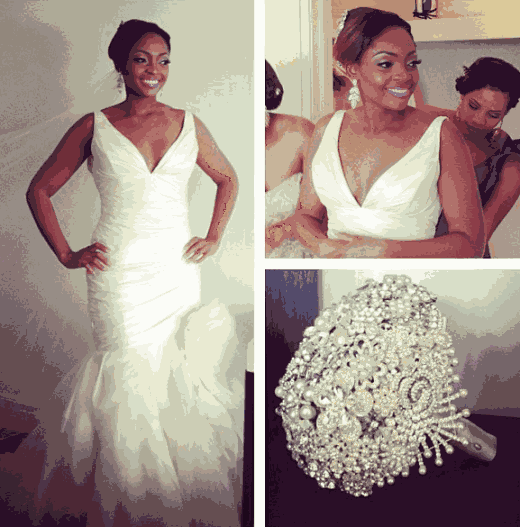 Sharon Adeleke Wedding Dress