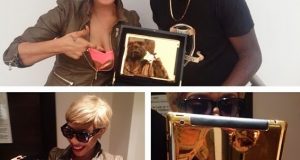 Tonto Dikeh flaunts her 24-Carat Gold iPhone 5