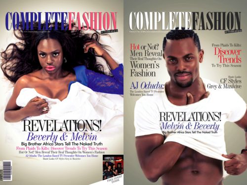 Beverly Osu & Melvin Oduah cover new issue of Complete magazine