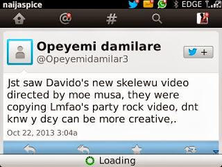 See reactions to Davido's new Skelewu video by Moe Musa