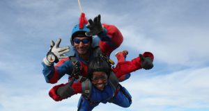 Ese Walters Skydiving In London