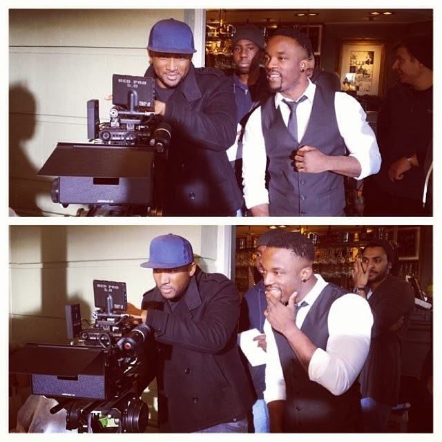 Pictures from Iyanya's Le Kwa Ukwu video shoot