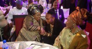 KCee pictured with the first lady Patience Jonathan