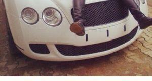 Kcee acquires white Bentley