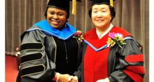 Patience Jonathan honoured with Doctorate Degree in South Korea