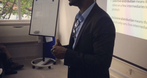 Peter of Psquare giving lecture on Entrepreneurship at CBN