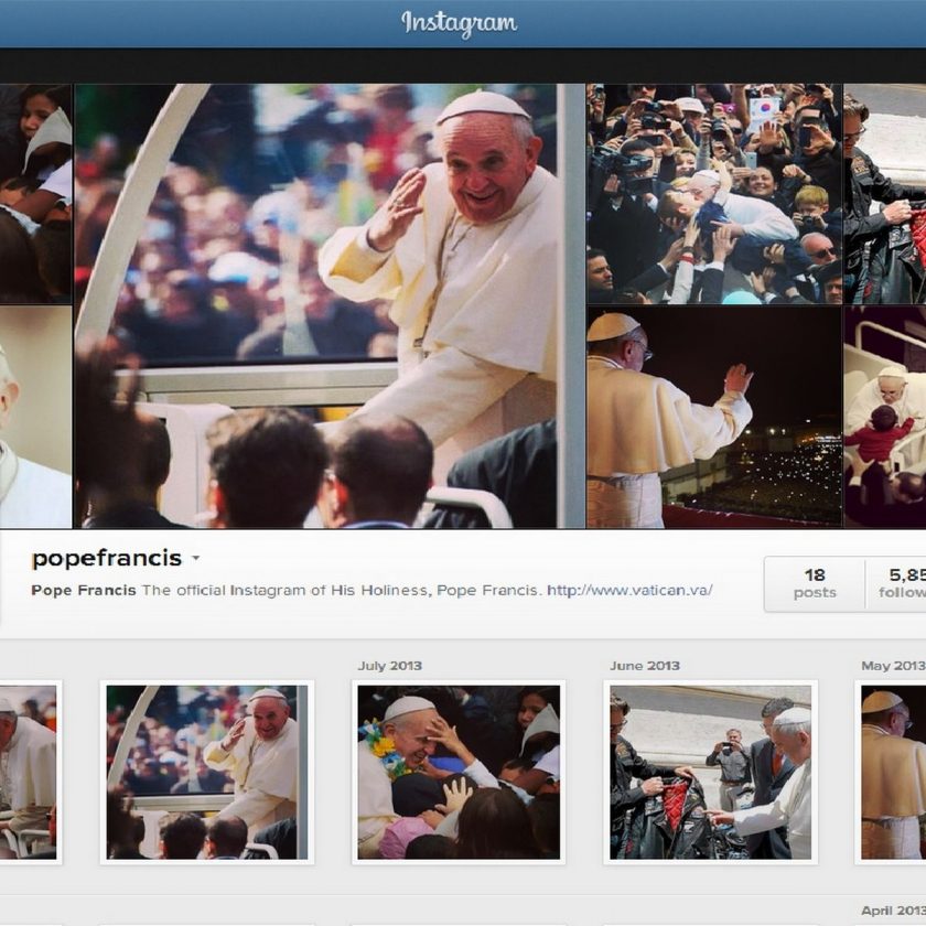 Pope Francis joins Instagram
