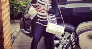 Pregnant Annie Idibia steps out in style