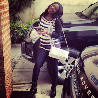 Pregnant Annie Idibia steps out in style