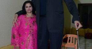 Sultan Kosen and his wife