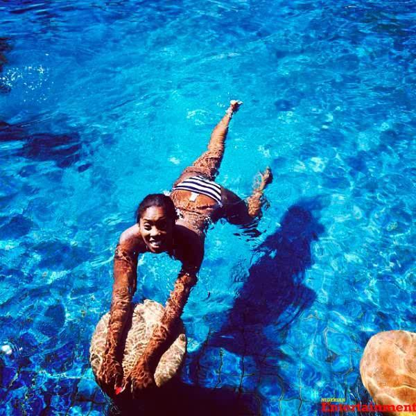 Tiwa Savage shows off bikini body