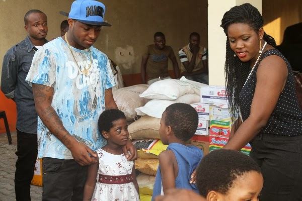 Davido visits under priviledged