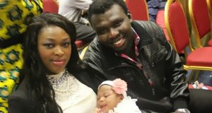 Emeka Smith, wife and baby