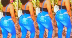 Halima Abubakar flaunts curvaceous behind