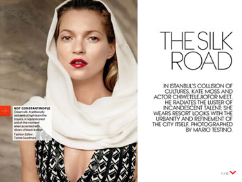 Kate Moss in Vogue Mag