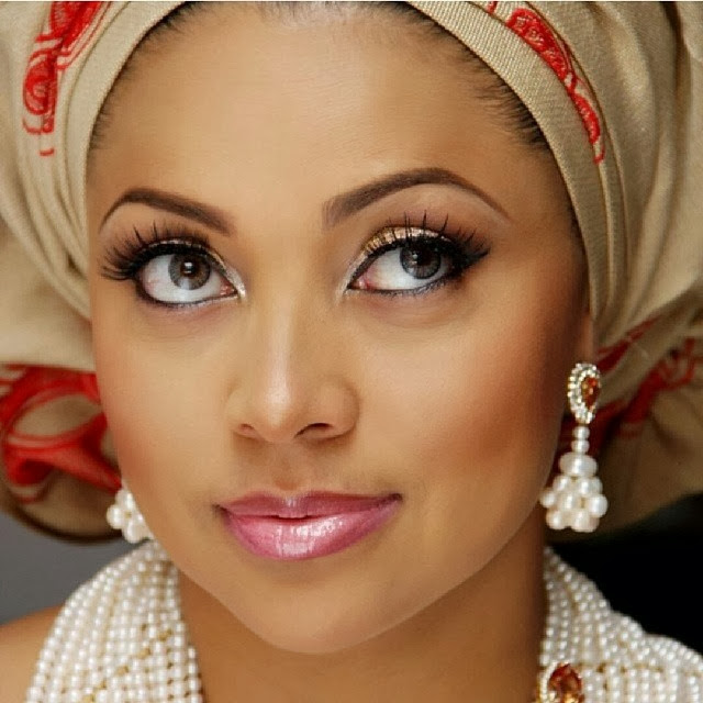 Lola Omotayo's perfect bridal makeup