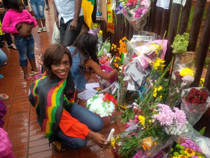 Beverly Osu Visit Mandela's House In Soweto