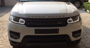 Iyanya Range Rover Evogue 2013