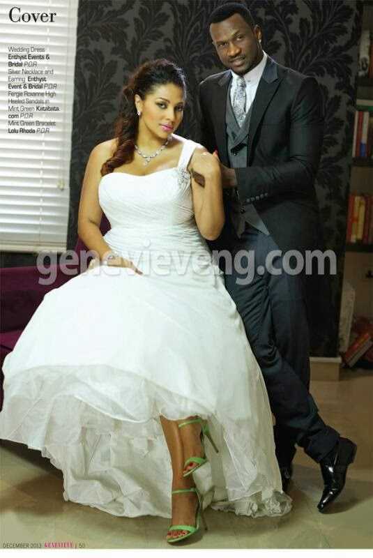 Peter and Lola Okoye cover December issue of Genevieve magazine