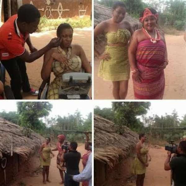 Camilla Mberekpe spotted back on set