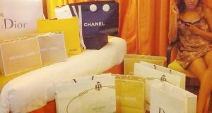 Chika Ike flaunts lots of designer shopping bags