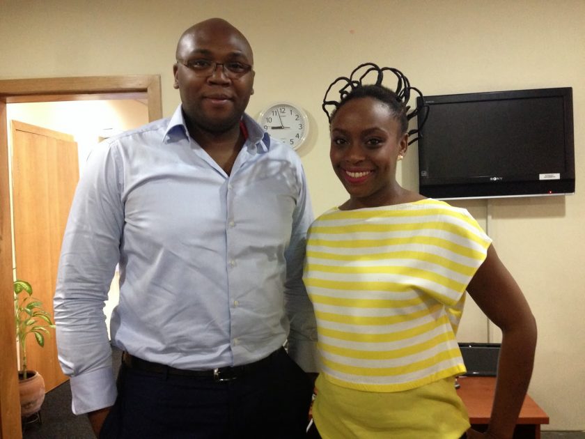 Chimimanda Adichie and Jason Njoku