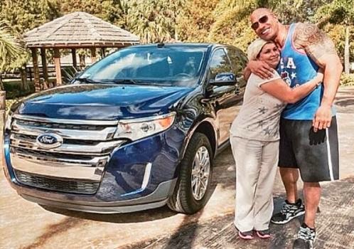 Dwayne Johnson surprises housekeeper with car gift