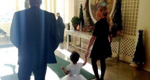 JayZ, Blue and Beyonce in the white house