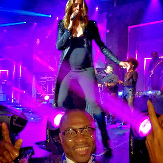 Julius Agwu strikes a pose with pregnant Ciara
