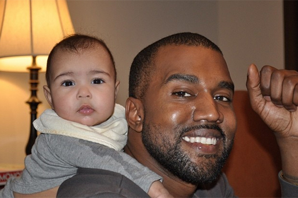 Kanye and North West