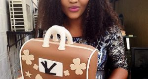 Mercy Aigbe's Louise Vuitton birthday cake