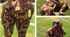 Nadia Buhari and mum in matching outfits