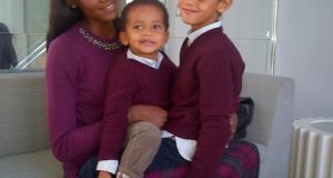 Oluchi Orlandi shows off her cute sons