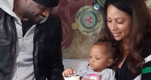 Lola Omotayo and Peter Okoye