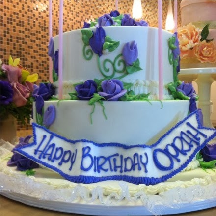 Oprah Winfrey birthday cake