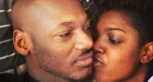 Annie Idibia shares pic of herself and hubby in bed