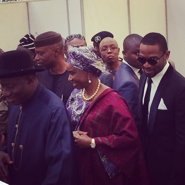 D'Banj and Goodluck Jonathan