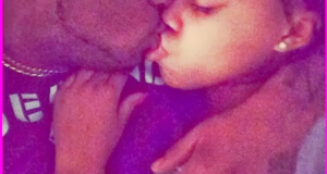Davido shares photo of him kissing a girl