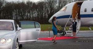 Genevieve Nnaji private jet