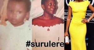 Genevieve Nnaji shares childhood photo