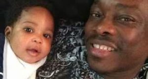 Julius Agwu and his son