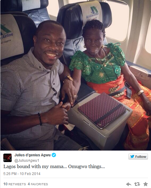 Julius Agwu & mum