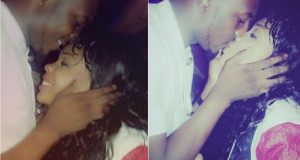 Kaffy and Pappy j spotted kissing