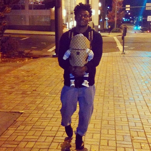 Obafemi Martins and son