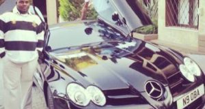 Obafemi Martins's Mercedes Convertible CLK