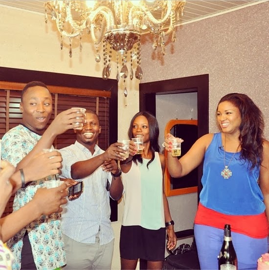 Omotola's Surprise Party
