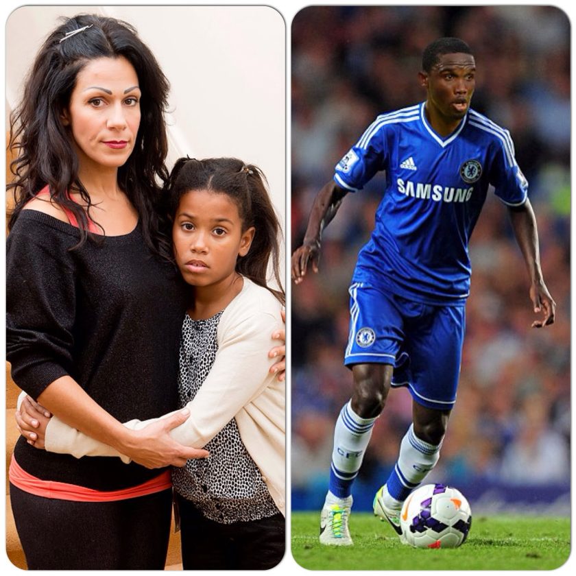 Samuel Eto and Anna Barranca